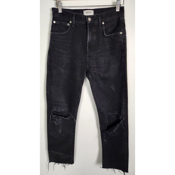 Agolde Denim - AGOLDE Women's Sz. 26 Cherie High Rise Straight In Distortion